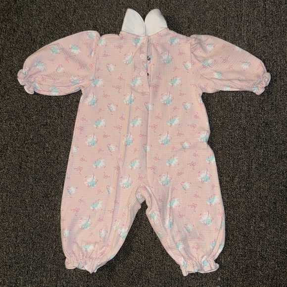 Honors Baby 3-6 months vintage pink baby romper - Picture 4 of 6